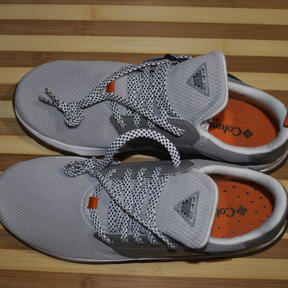 COLUMBIA 1927991-099 MENS Sz 9 TAMIAMI PFG OMNI SHIELD GRAY/ORANGE SHOES $90 NEW - Picture 5 of 7